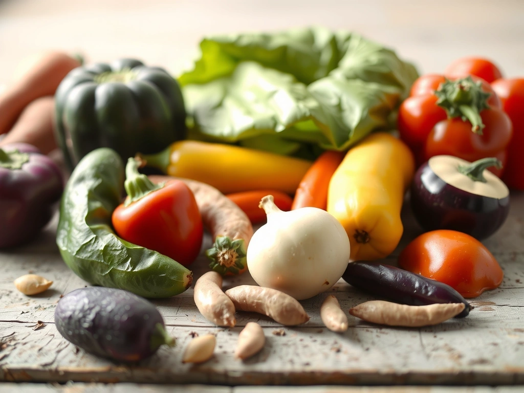 Frische gesunde Lebensmittel